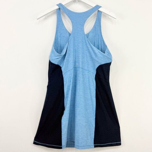 Title Nine Double Down Navy Light Blue Athletic Golf Tennis Sporty Tank Dress - Picture 8 of 16